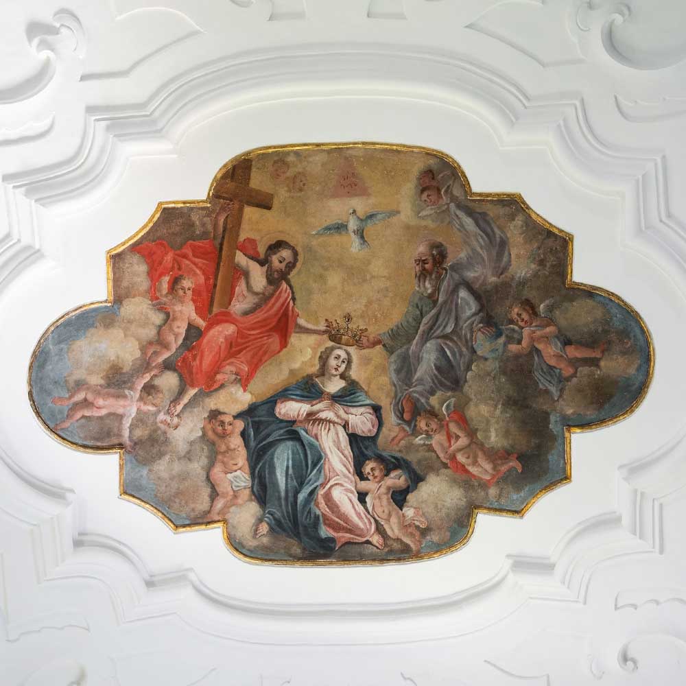 L'incoronazione di Maria tra Gesù e il Padre eterno - Santa Maria delle Grazie