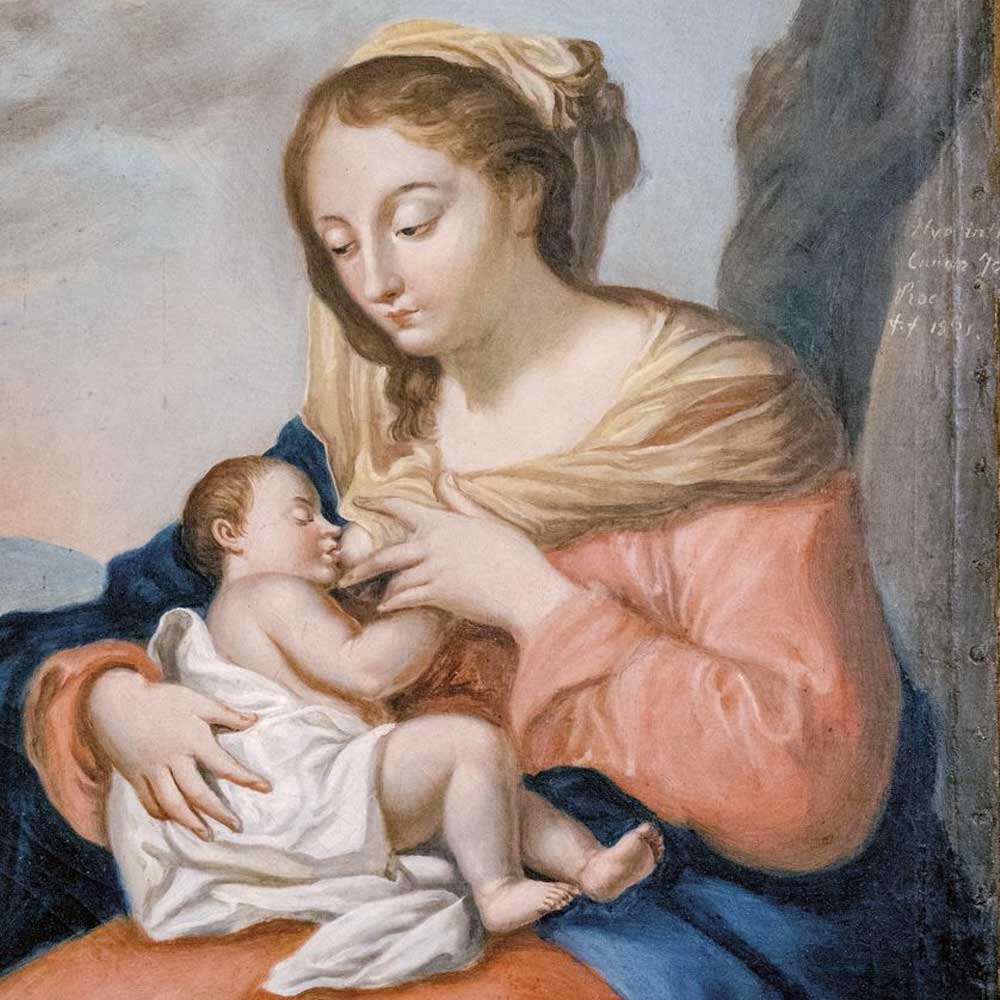 Madonna delle Grazie che allatta il bambino - Santa Maria delle Grazie